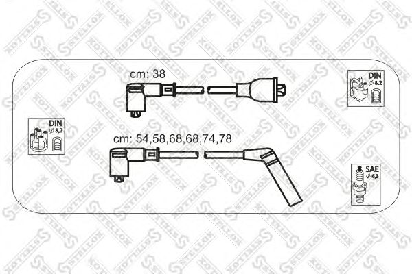Купить STELLOX 1038492SX к-кт проводов!\ Honda CR-V 2.0 95>