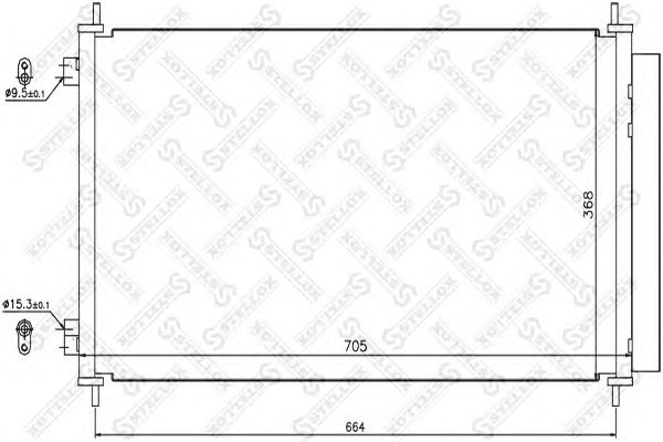 Купить STELLOX 1045171SX HD5214 [80110SWWG01] !радиатор конд.\ Honda CR-V all 06>
