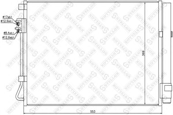 Купить STELLOX 1045714SX радиатор кондиционера! \ Hyundai Solaris 1.4/1.6 10>
