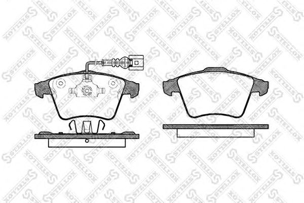 Купить STELLOX 1056 022-SX Колодки дисковые передн.
