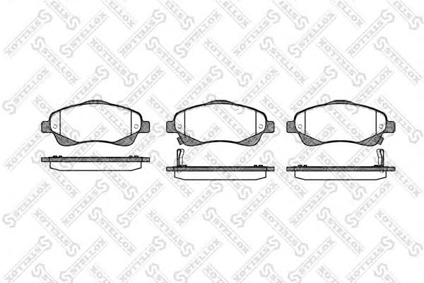Купить STELLOX 1057002SX 1046 02=D2233M-01 [0446505130] !колодки дисковые п.\ Toyota Avensis 1.6i-2.4D4-D 03>