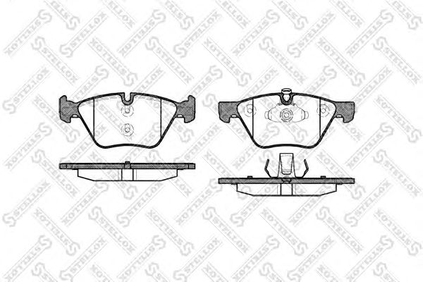 Купить STELLOX 1063000SX колодки дисковые п.\ BMW E60 2.0i 03 1063000SX