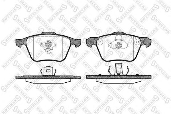 Купить STELLOX 1081000SX 1070 00 !колодки дисковые п.\ Volvo XC90 2.4 D5 02>