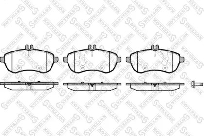 Купить STELLOX 1312000SX колодки дисковые п.\ MB W204 1.8-2.3 07 1312000SX
