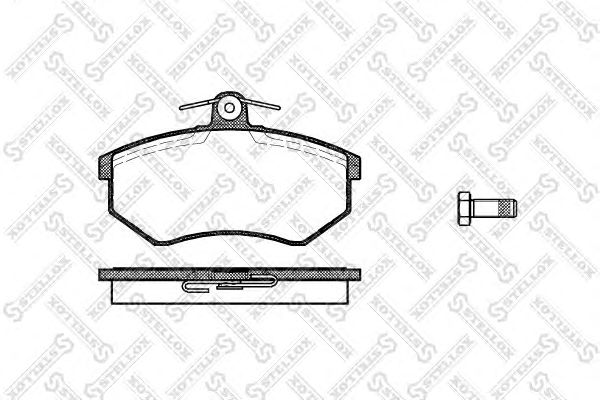 Купить STELLOX 145050SX колодки дисковые п.\ Audi 80/90 79-92, VW Golf III 91 145050SX
