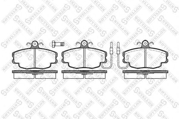 Купить STELLOX 152032SX Колодки тормозные дисковые™STELLOX 152032SX