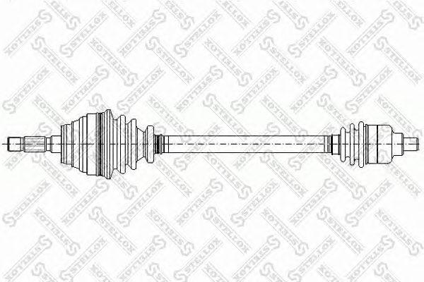 Купить STELLOX 158 1034-SX Привод правый 765mm, 24162