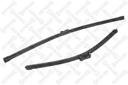 Купить STELLOX 201607SX щетки плоск. к-т 600/24'+450/18', Push button\ VW Caddy/Touran 03 201607SX