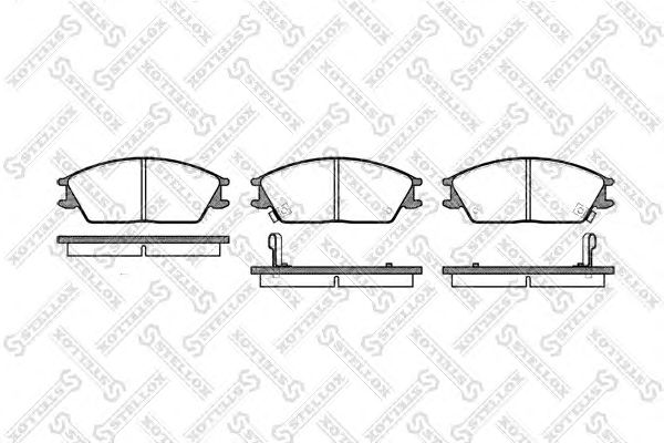 Купить STELLOX 235002SX колодки дисковые п.\ Hyundai Accent 1.3-1.5i/1.5CRDi 95/Getz 1.1-1. 235002SX