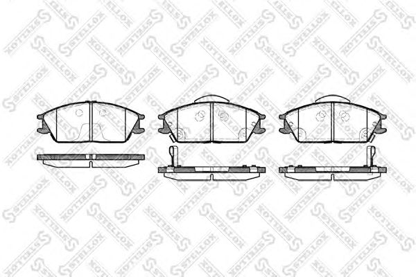 Купить STELLOX 235022BSX колодки дисковые п.\ Hyundai Accent 235022BSX