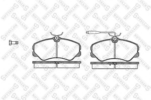 Купить STELLOX 273002SX колодки дисковые п.\ Peugeot 405 1.4-1.9D 87-95 273002SX