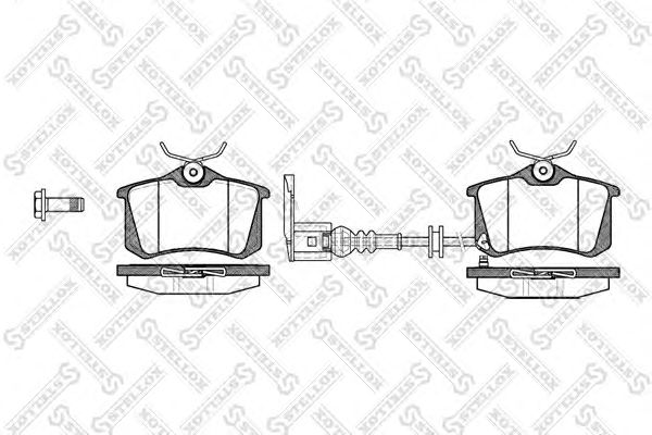 Купить STELLOX 274041SX Колодки тормозные дисковые™STELLOX
