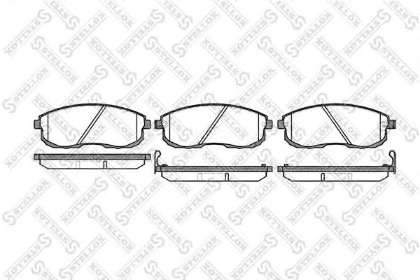 Купить STELLOX 304012SX Колодки тормозные дисковые™STELLOX 304012SX