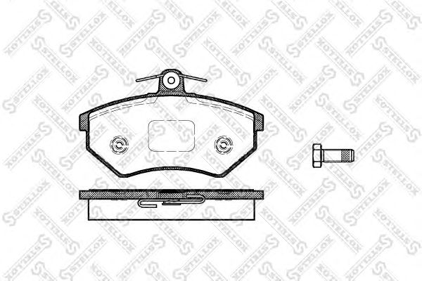 Купить STELLOX 412000SX колодки дисковые п.\ Chery Amulet/QQ/Tiggo all 06 412000SX