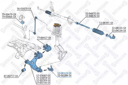 Купить STELLOX 5200323SX шаровая опора левая и правая 5200323SX