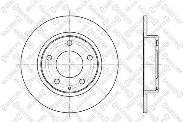 Купить STELLOX 60203228SX Диск торм. зад. Mazda 626/MX-6/Xedos 6 1