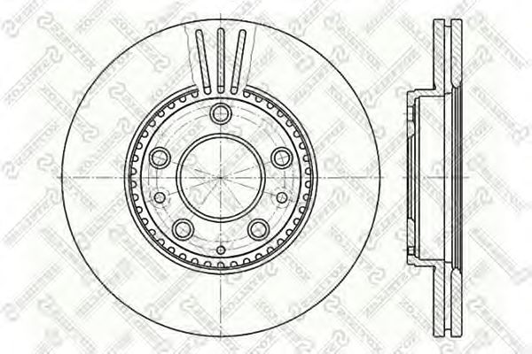 Купить STELLOX 60203245VSX диск тормозной перед. 60203245VSX