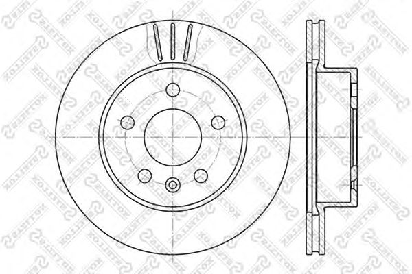 Купить STELLOX 60203335VSX диск тормозной 60203335VSX