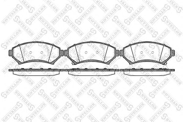 Купить STELLOX 652002BSX колодки дисковые п. \ Pontiac Trans Sport 97/Bonneville 00-05, Cad 652002BSX
