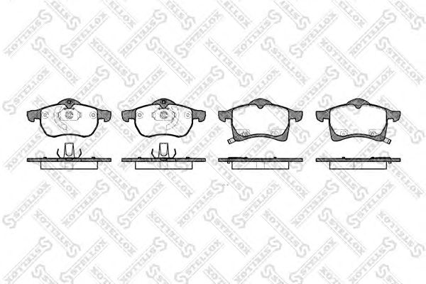 Купить STELLOX 694002BSX колодки дисковые п. \ Opel Astra G 1.8i-2.2i/TDi &16V 98 694002BSX