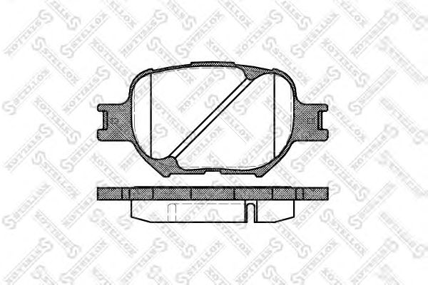 Купить STELLOX 753000SX колодки дисковые п.\ Toyota Corolla 2.0D 02/Corolla 753000SX