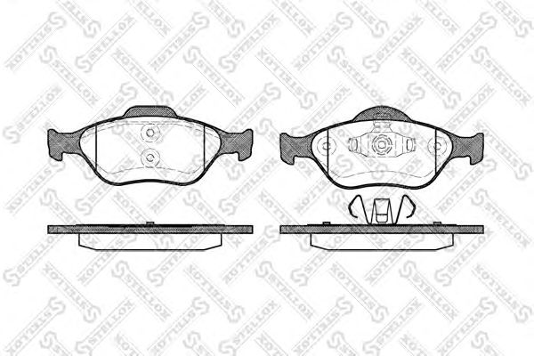 Купить STELLOX 777000SX Колодки тормозные дисковые™STELLOX 777000SX