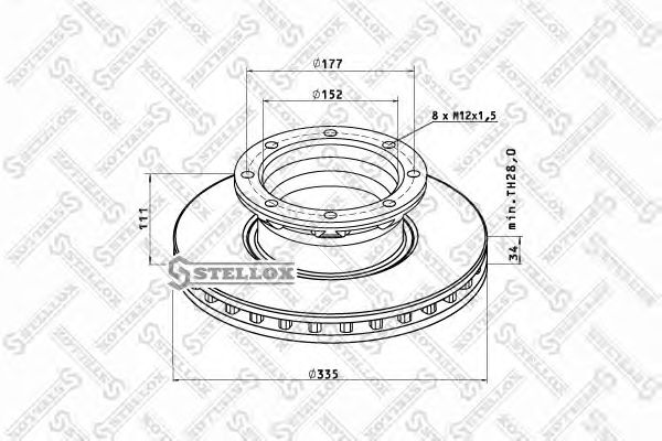 Купить запчасть STELLOX - 8500780SX 