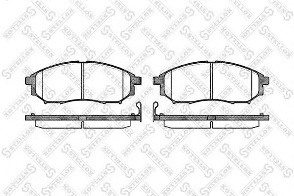 Купить STELLOX 863014SX Колодки тормозные дисковые™STELLOX 863014SX