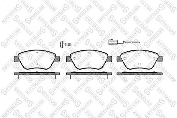 Купить STELLOX 869001SX Колодки тормозные дисковые™STELLOX 869001SX