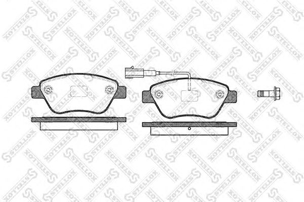Купить STELLOX 869011SX Колодки тормозные дисковые™STELLOX 869011SX