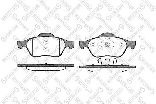 Купить STELLOX 973000SX колодки дисковые п.\ Renault Laguna 1.6i/1.8i/1.9DCi 973000SX