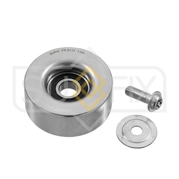 Купить SUFIX FP-2117 Ролик натяжного механизма / приводной MITSUBISHI Pajero IV 3.8 07 / Pajero Sport II 3.0-3.5 08 FP-2117