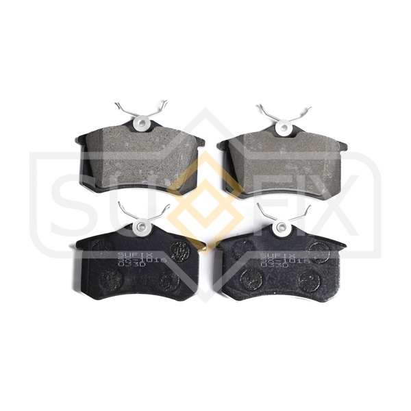 Купить SUFIX SX-1016 Колодки тормозные задние AUDI A1 10 / A3 96 / A4 1.8-2.8 99-04/A6 97-05/A8 3.3TD-4.2 98-02/TT 1.8-3.2 98-06, CITROEN C3, RENAULT Megane/Sc?nic, PEUGEOT 307, SKODA Octavia 97 / Superb 08, SX-1016