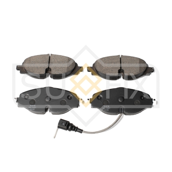Купить SUFIX SX-1021 Колодки тормозные передние AUDI A3 1.2T-2.0D 12 / TT 2.0D-2.0 14, SKODA Octavia(5E) 1.2T-2.0 12 / Superb(3V) 1.4T-2.0 15, VW Golf VII 1.2T-2.0D 12 / Passat 1.4T-2.0D 14 / Touran 1.2T-2. SX-1021