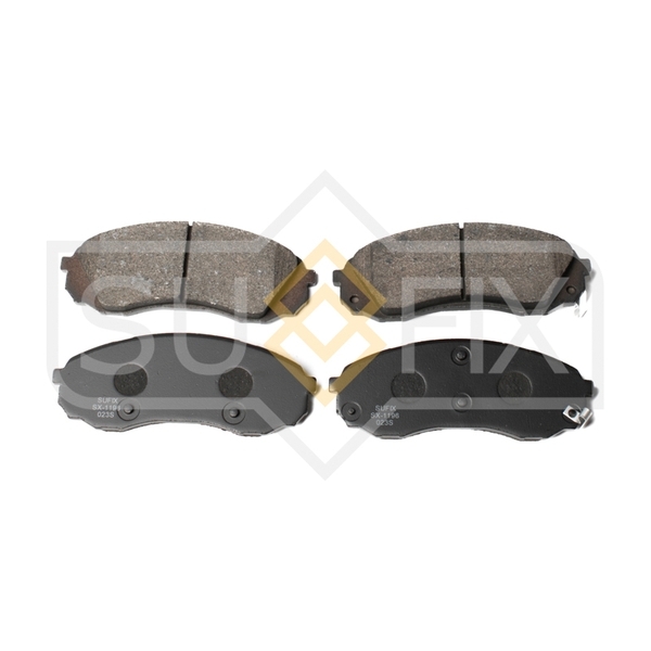 Купить SUFIX SX-1196 Колодки тормозные передние HYUNDAI H-1 2.5D 97 / Starex 2.5D 97-04, KIA Carnival / Grand Carnival 2.2D-2.9D 06 SX-1196