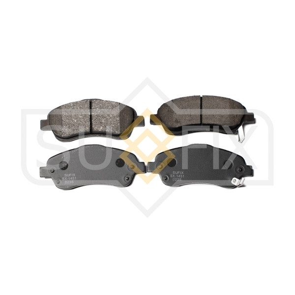 Купить SUFIX SX-1451 Колодки тормозные передние TOYOTA Avensis(T25) 16-2.5 03-08/Corolla Verso 1.6-2.2D 04 SX-1451