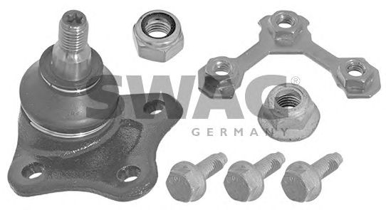 Купить SWAG 30780034 Опора шаровая AUDI: A3 96-03 \ SEAT: LEON 99-06, TOLEDO II 99-06 \ SKODA: OCTAVIA 96-10, OCTAVIA Combi 98-10 \ VW: BORA 98-05, BORA универсал 99-05, GOLF IV 97-05,