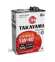Купить TAKAYAMA 605045 Масло моторное TAKAYAMA SAE 5W-40 API SN/CF 4L