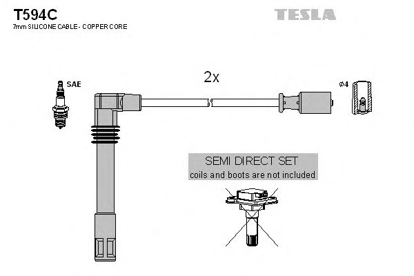 Купить TESLA T594C Провода высоковольтные