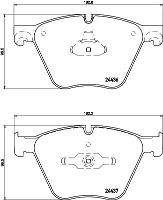 Купить TEXTAR 2443601 Колодки тормозные дисковые BMW: 5 GRAN TURISMO 550 i/550 i xDrive 09-, 7 750 d xDrive/750 i/750 i xDrive/760 i/ActiveHybrid 08-, X5 M 50 d/xDrive 50 i 07-, X5 M 50 d/xDrive 50 i