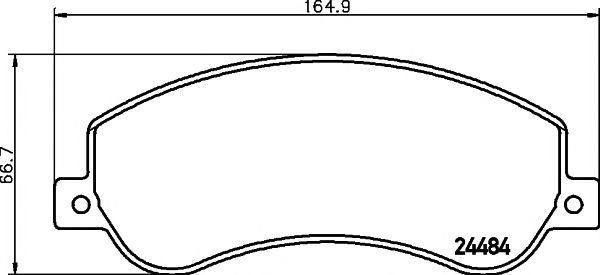 Купить TEXTAR 2448404 Колодки тормозные дисковые VW: AMAROK 2.0 BiTDI/2.0 BiTDI 4motion/2.0 TDI/2.0 TDI 4motion/2.0 TSI 10-, AMAROK USA Crew Cab Pickup 2.0/2.0 4x4/2.0 TDI/2.0 TDI 4x4 09-