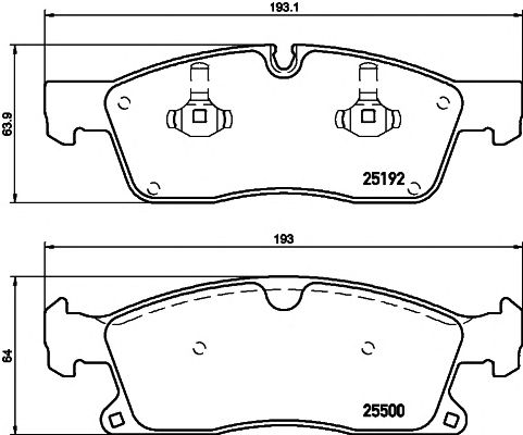 Купить TEXTAR 2519202 Колодки тормозные дисковые MERCEDES-BENZ: GL-CLASS GL 350 BlueTec 4-matic/GL 400 4-matic 12-, M-CLASS ML 250 CDI BlueTEC 4-matic/ML 320 4-matic/ML 350 4-matic/ML 350 BlueTEC 4-m