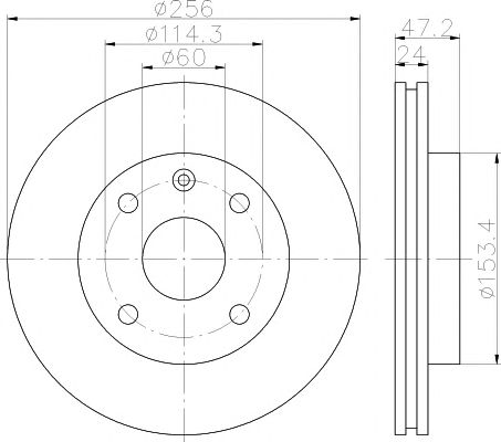 Купить TEXTAR 92133600 Диск тормозной CHEVROLET LACETTI 04- пер. 1 шт (min 2 шт)
