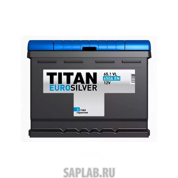Купить TITAN 4607008884623 Аккумулятор Euro Silver 6ct600 О.П. Ca/Ca Низ En 600 242х175х175 TITAN