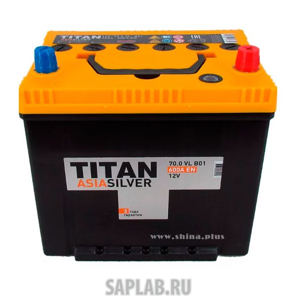 Купить TITAN 4607008886948 Аккумулятор Asia Silver 6ct700 О.П. B01 Ca/Ca En 600 230х171х221 TITAN