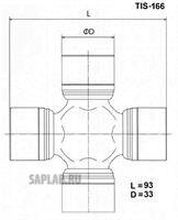Купить TOYO TIS-166 Крестовина ЯПОНИЯ 33,00/93,00