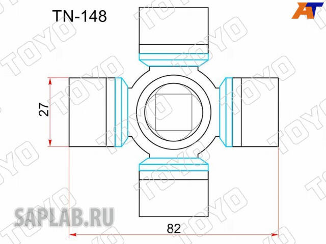 Купить TOYO TN-148 Крестовина ЯПОНИЯ 27,00/81,80