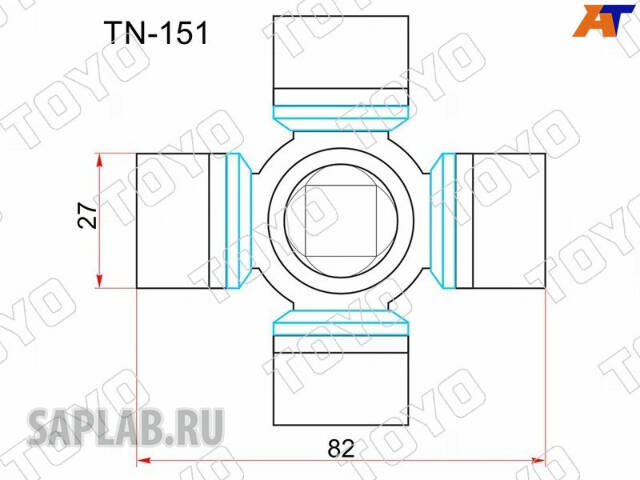 Купить TOYO TN-151 Крестовина ЯПОНИЯ 27,00/81,75