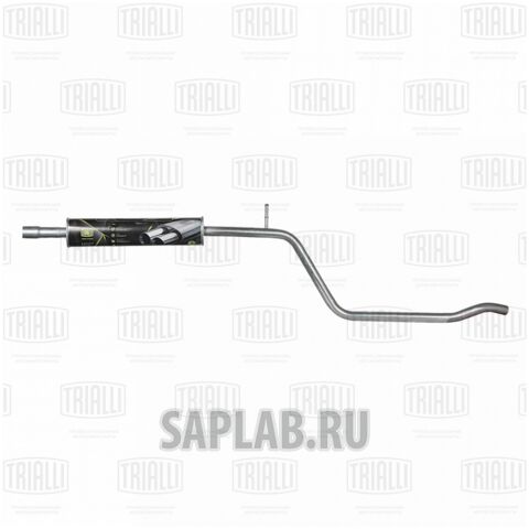 Купить TRIALLI EAM0903 Глушитель для а/м Renault Duster (10-) 2WD доп. (резонатор) (алюм. сталь)