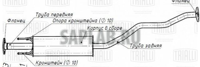 Купить запчасть TRIALLI - EAM1404 